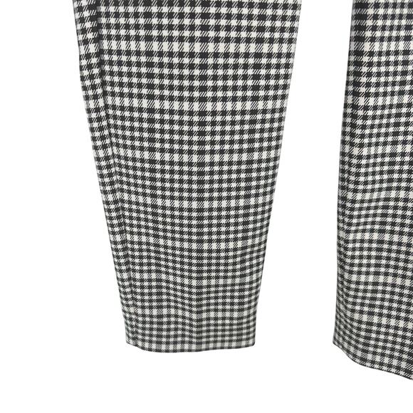 Express Black & White Check Pattern Columnist Pants - Picture 8 of 8